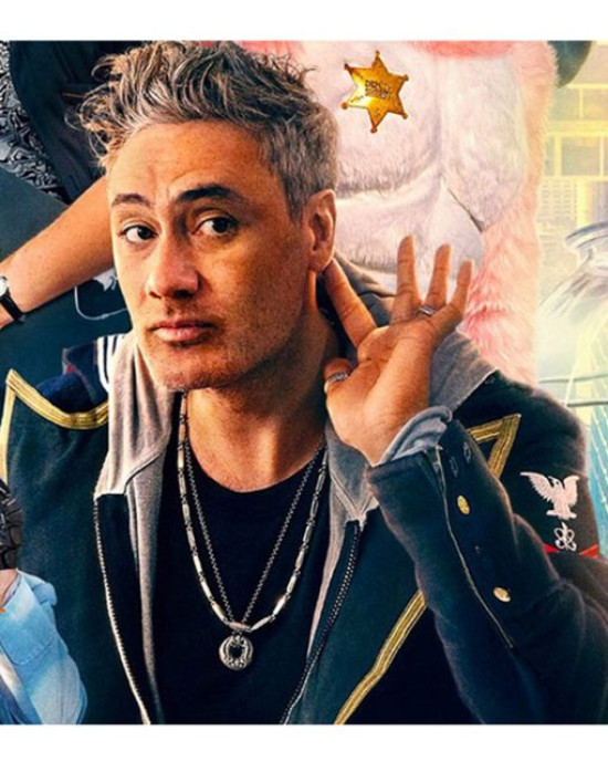 Taika Waititi Free Guy Black and Blue Coat Taika Waititi Free Guy Black and Blue Coat