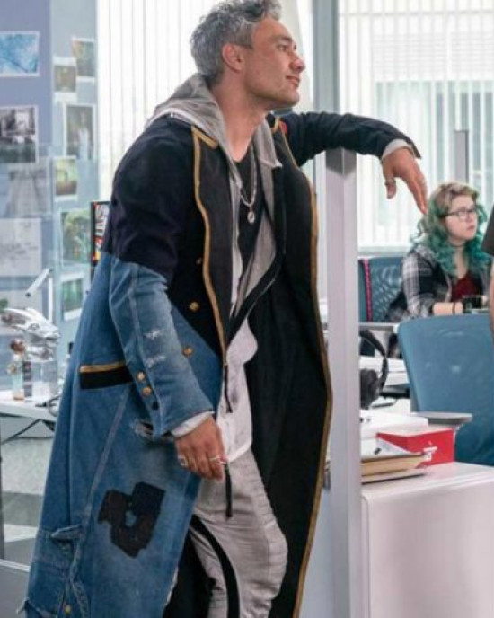Taika Waititi Free Guy Black and Blue Coat Taika Waititi Free Guy Black and Blue Coat