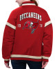 Tampa Bay Buccaneers Tournament Red Varsity Jacket Tampa Bay Buccaneers Tournament Red Varsity Jacket