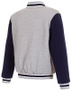 Tennessee Titans Varsity Gray and Navy Wool Jacket Tennessee Titans Varsity Gray and Navy Wool Jacket