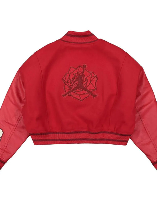 Teyana Taylor Rose Red Varsity Jacket