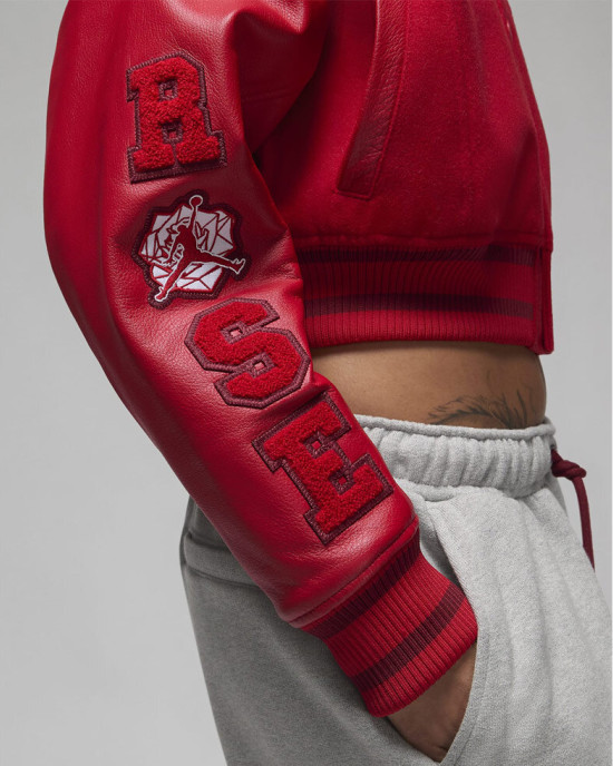 Teyana Taylor Rose Red Varsity Jacket