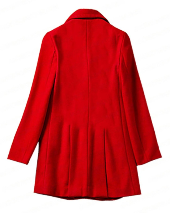 The Chilling Adventures of Sabrina Spellman Red Wool Coat The Chilling Adventures of Sabrina Spellman Red Wool Coat