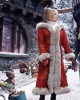 The Christmas Chronicles 2 Mrs. Claus Red Hooded Fur Collar Coat The Christmas Chronicles 2 Mrs. Claus Red Hooded Fur Collar Coat