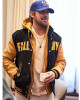 The Fall Guy Ryan Gosling Black & Yellow Varsity Jacket The Fall Guy Ryan Gosling Black & Yellow Varsity Jacket