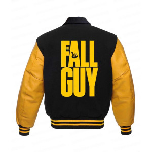 The Fall Guy Ryan Gosling Black & Yellow Varsity Jacket