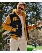 The Fall Guy Ryan Gosling Black & Yellow Varsity Jacket