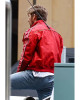 The Fall Guy Ryan Gosling Red Satin Jacket The Fall Guy Ryan Gosling Red Satin Jacket