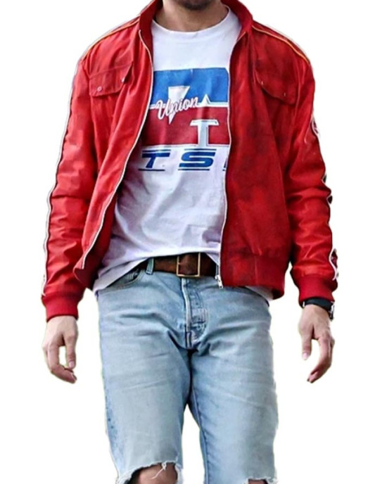 The Fall Guy Ryan Gosling Red Satin Jacket The Fall Guy Ryan Gosling Red Satin Jacket