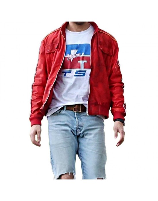 The Fall Guy Ryan Gosling Red Satin Jacket