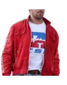 The Fall Guy Ryan Gosling Red Satin Jacket