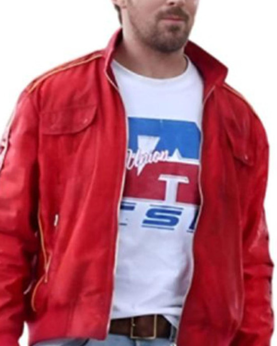 The Fall Guy Ryan Gosling Red Satin Jacket The Fall Guy Ryan Gosling Red Satin Jacket
