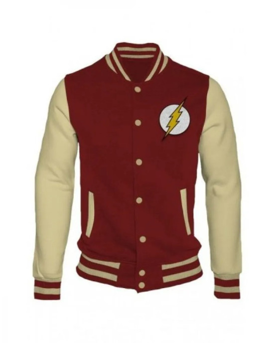 The Flash Letterman Varsity Jacket The Flash Letterman Varsity Jacket