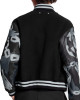 The Kid Laroi Wrong Camo Chains LV Varsity Jacket The Kid Laroi Wrong Camo Chains LV Varsity Jacket