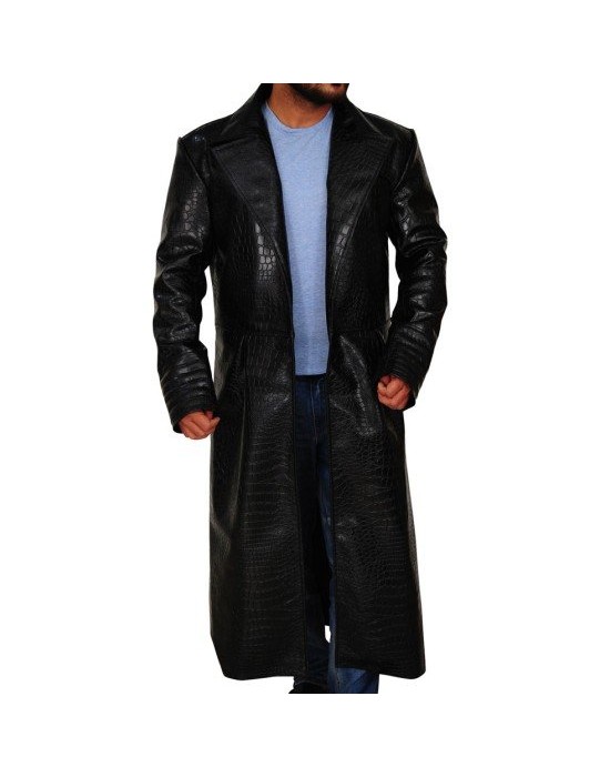 The Matrix Laurence Fishburne Leather Coat