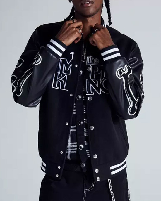 The Nightmare Before Christmas Jack Varsity Jacket The Nightmare Before Christmas Jack Varsity Jacket