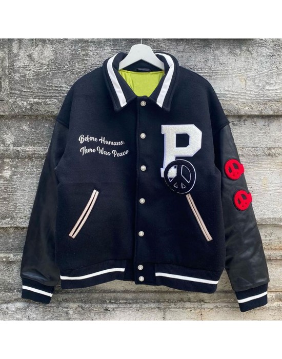 The Peaceful People Letterman Jacket