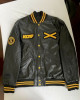The Weeknd XO KOTF Leather Yellow Varsity Jacket
