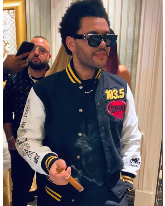 The Weeknd’s Birthday One of One Wool Varsity Jacket The Weeknd’s Birthday One of One Wool Varsity Jacket