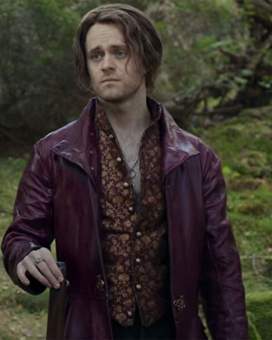 The Witcher Joey Batey Maroon Coat The Witcher Joey Batey Maroon Coat