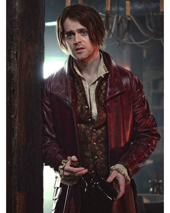 The Witcher Joey Batey Maroon Coat The Witcher Joey Batey Maroon Coat