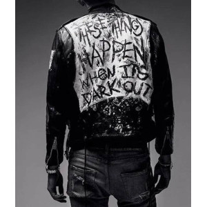 These Things Happen When It’s Dark Out Leather Jacket