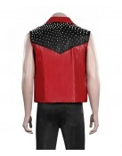 Thor Love and Thunder Chris Hemsworth Red Leather Vest Costume