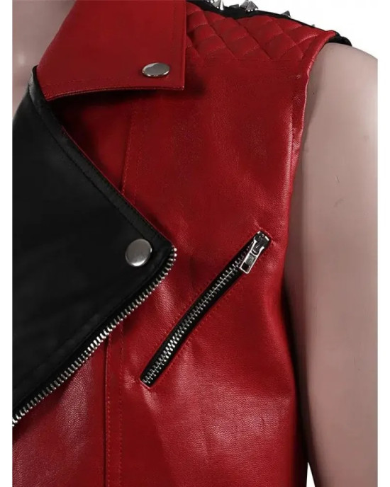 Thor Love and Thunder Chris Hemsworth Red Leather Vest Costume Thor Love and Thunder Chris Hemsworth Red Leather Vest Costume