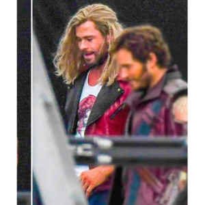 Thor Love and Thunder Chris Hemsworth Red Leather Vest Costume