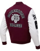 Tigers Morehouse College Wool Varsity Maroon Jacket Tigers Morehouse College Wool Varsity Maroon Jacket
