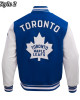 Toronto Maple Leafs Retro Classic Rib Varsity Jacket Toronto Maple Leafs Retro Classic Rib Varsity Jacket