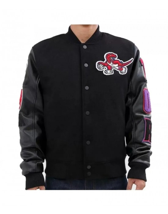 Toronto Raptors Black Varsity Jacket