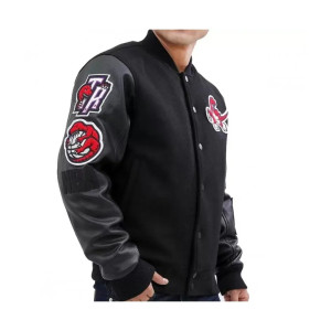 Toronto Raptors Black Varsity Jacket