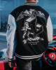 Tough Love Black and White Varsity Jacket Tough Love Black and White Varsity Jacket