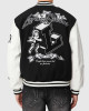 Tough Love Black and White Varsity Jacket Tough Love Black and White Varsity Jacket