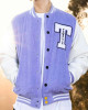 Towelie Purple and White Varsity Jacket