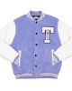 Towelie Purple and White Varsity Jacket