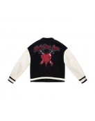 Trust Over Love Black Varsity Jacket