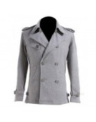 Twilight Edward Cullen Grey Wool Coat