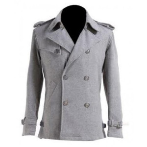 Twilight Edward Cullen Grey Wool Coat