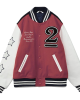 Undercover Last Orgy 2 Red Navy Wool Varsity Jacket Undercover Last Orgy 2 Red Navy Wool Varsity Jacket