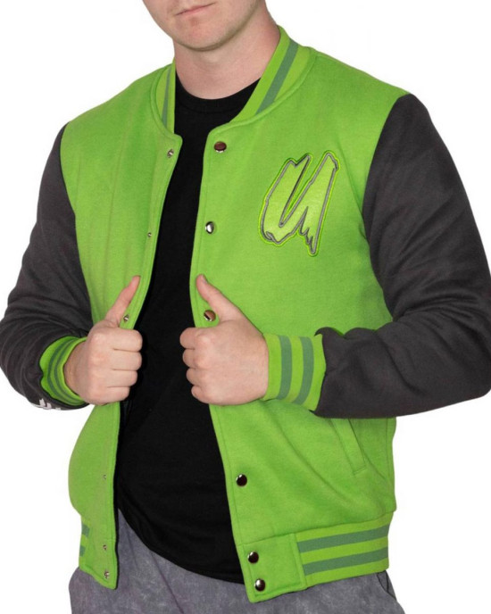 Unspeakable Letterman Green and Black Jacket Unspeakable Letterman Green and Black Jacket