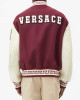 V Felted-Wool and Leather Varsity Jacket V Felted-Wool and Leather Varsity Jacket