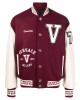 V Felted-Wool and Leather Varsity Jacket V Felted-Wool and Leather Varsity Jacket