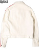 V Sample Striped Genuine Leather Jacket V Sample Striped Genuine Leather Jacket