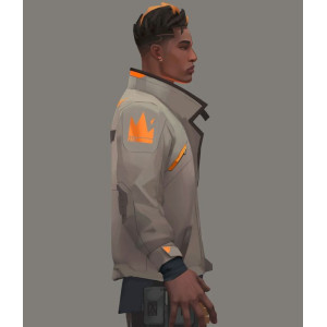 Valorant Phoenix Leather Jacket