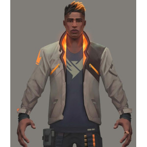 Valorant Phoenix Leather Jacket