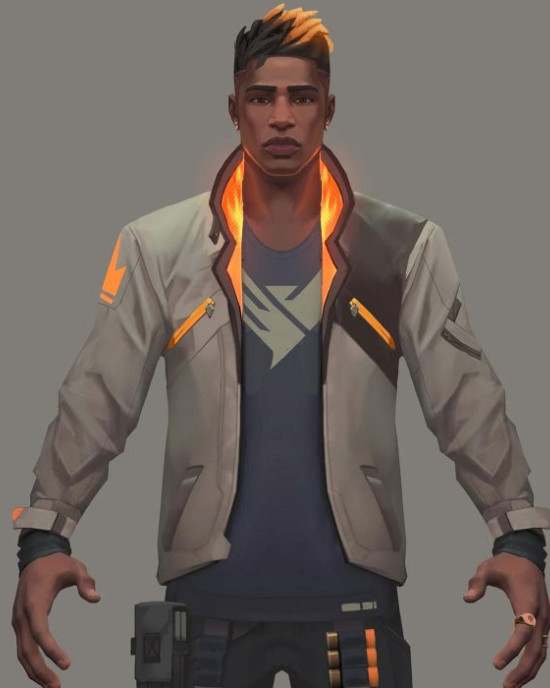 Valorant Phoenix Leather Jacket