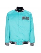 Vancouver Grizzlies Heavyweight Aqua Satin Jacket