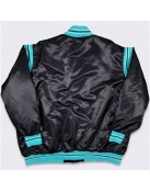 Vancouver Grizzlies Teddy Black Varsity Satin Jacket